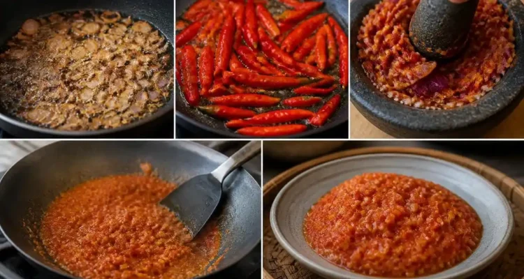 Resep Sambal Balado Pedas Gurih, Warna Merah Cantik dan Bumbu Meresap