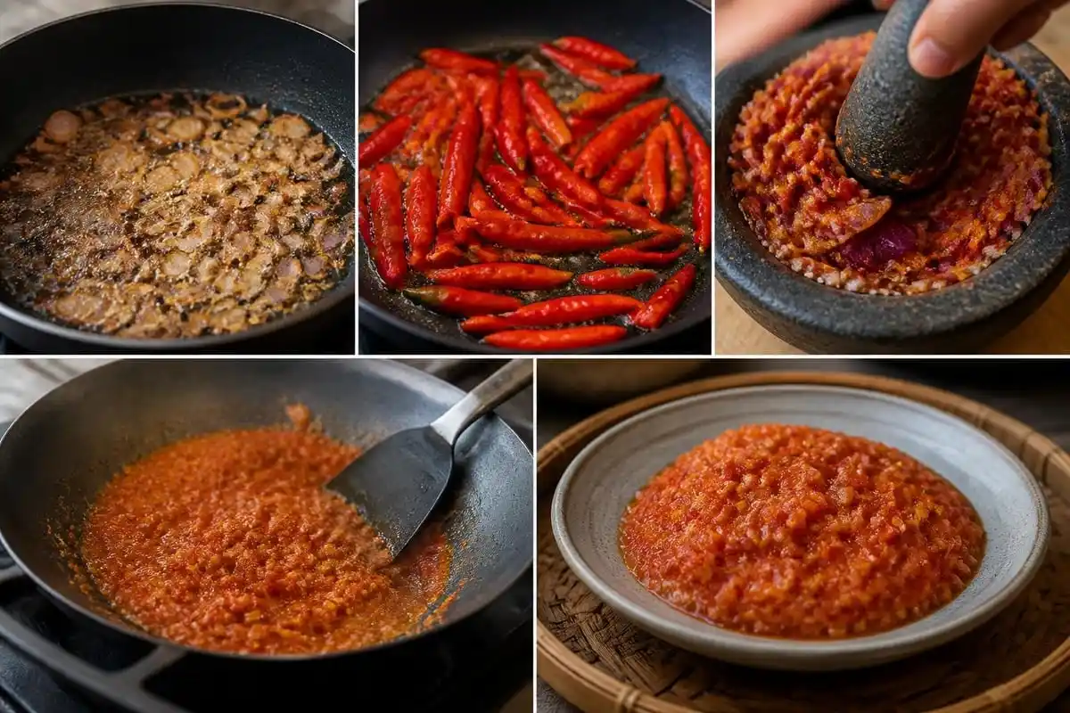 Resep Sambal Balado Pedas Gurih, Warna Merah Cantik dan Bumbu Meresap